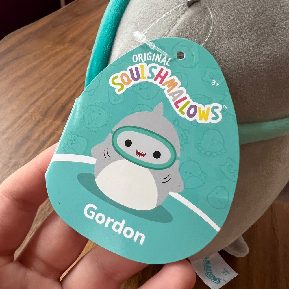 NWT 8 Inch Gordon the Shark Squishmallow - Picture 3 of 5
